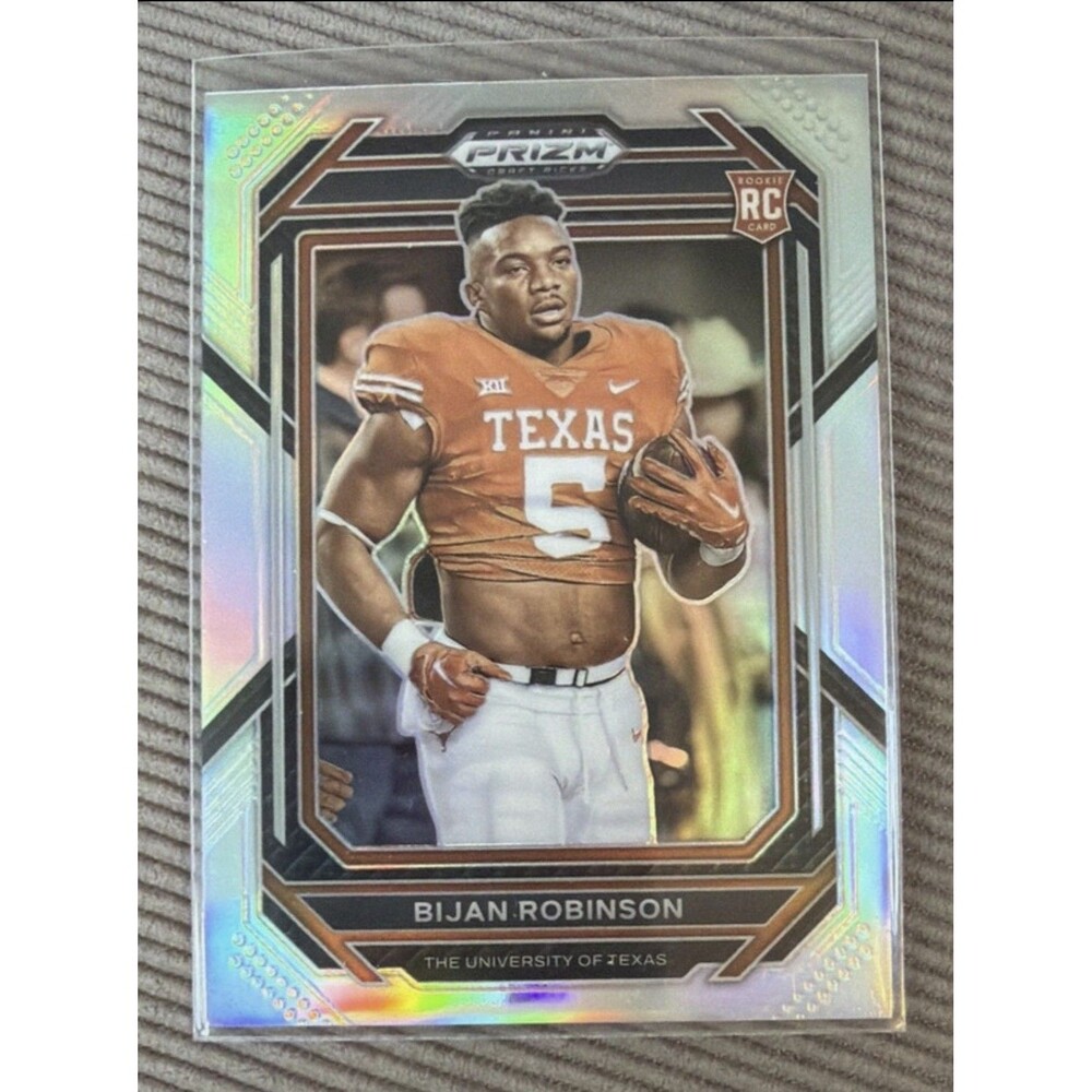2023 Panini Prizm Draft Picks - Variation Bijan Robinson #115 Silver Variations